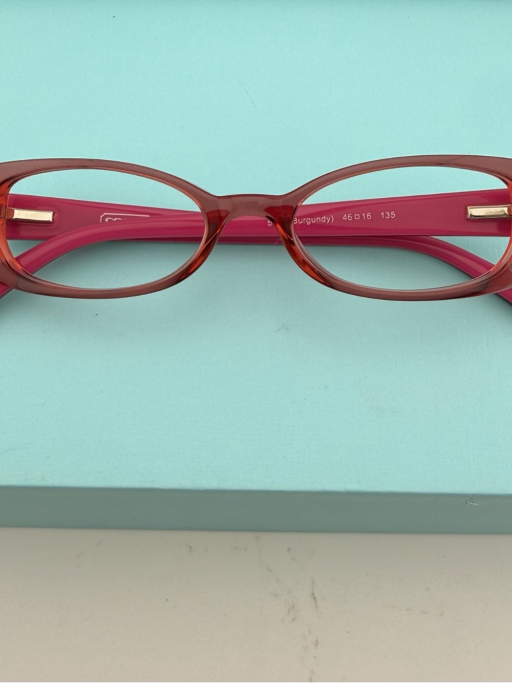 Coach Kids Eyeglass Frames HC6016 Saige 5054 Burgundy Pink 46-16-135